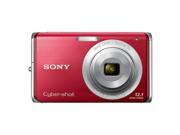 NeweggBusiness - SONY Cyber-shot DSC-W190 Red 12.1 MP 3X Optical