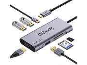 QGeeM 7 in 1 Type C Hub to HDMI 4k, 3 USB 3.0 Ports Deals