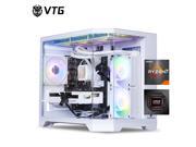 NeweggBusiness - VTG white Gaming Desktop PC , Ryzen5 9600X