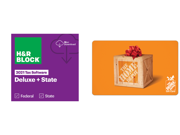 HR Block 2021 Deluxe + State PC/Mac Digital + $15 Gift Card Deals