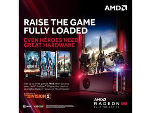AMD Radeon Q418 RAISE THE GAME FULLY LOADED Game Bundle 3 Games AMD Radeon Q418 RAISE THE GAME FULLY LOADED Game Bundle 3 Games