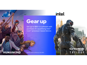 Intel 2021 Holiday Game Bundle (Crysis Remastered Trilogy & Humankind) Intel 2021 Holiday Game Bundle (Crysis Remastered Trilogy & Humankind)
