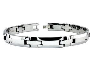 Giovanni Men's Tungsten Carbide Link Bracelet