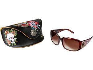 Ed Hardy EHS 053 TIGER MOUTH OPEN Sunglasses - Brown Ed Hardy EHS 053 TIGER MOUTH OPEN Sunglasses - Brown