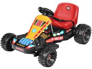 Electric Powered Go Kart Kids Ride On Car 4 Wheel Racer Buggy Toy Outdoor Red Electric Powered Go Kart Kids Ride On Car 4 Wheel Racer Buggy Toy Outdoor Red