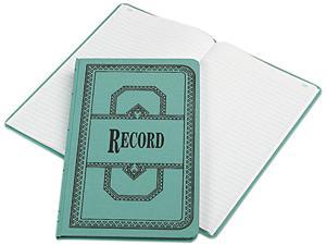 Tops Pendaflex 66150R Record/Account Book  Record Rule  BE  150 Pages  12-1/8 x 7-5/8