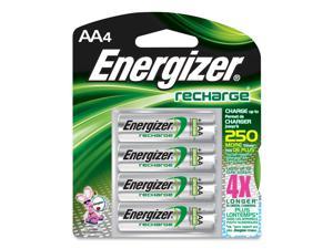 ENERGIZER Recharge 1.2V 2300mAh AA Ni-MH Rechargeable Battery, 4-Pack
