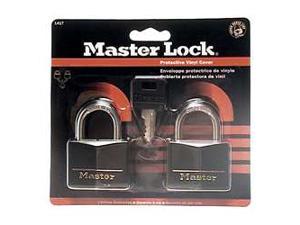 Master Lock 141T 2 Count 1-9/16" Brass Weatherproof Padlock