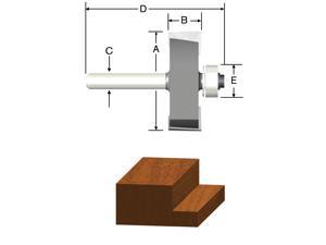 VERMONT AMERICAN 3/8" Rabbeting Routing Bit VERMONT AMERICAN 3/8" Rabbeting Routing Bit