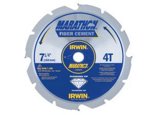 Irwin Marathon 4935473 7-1/4" 4T Marathon® Fiber Cement Circular Saw Blade