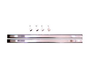 Easy Track RR1024-CH 2 - 24" Wardrobe Rods/Ends - Chrome Easy Track RR1024-CH 2 - 24" Wardrobe Rods/Ends - Chrome