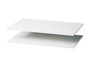 Easy Track RS1436 35 in. Shelves, White - Pack of 2 Easy Track RS1436 35 in. Shelves, White - Pack of 2