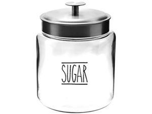 Anchor Hocking 13593AHG18 96 oz. Sugar Montana Jar w SS Liid Anchor Hocking 13593AHG18 96 oz. Sugar Montana Jar w SS Liid