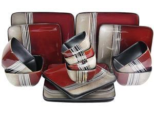 Elama Downtown Loft 16 Piece Dinnerware Set