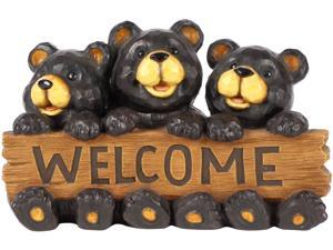 Hi-Line Gift Bear Family with Welcome Sign