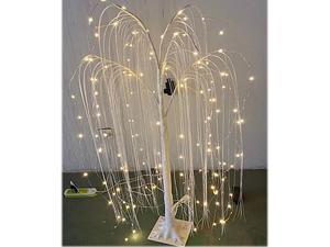 Hi-Line Gift White Willow Tree with 216 Warm White LED Lights