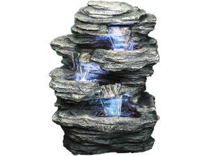 Hi-Line Gift Fountain-Rock 4 Level