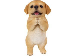 Hi-Line Gift Yellow Labrador Puppy Praying