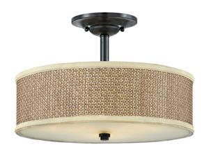 Quoizel Mystic Black Zen Large Semi Flush Mount Quoizel Mystic Black Zen Large Semi Flush Mount