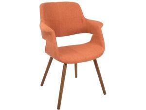 LumiSource CHR-JY-VFL O Vintage Flair Chair Orange