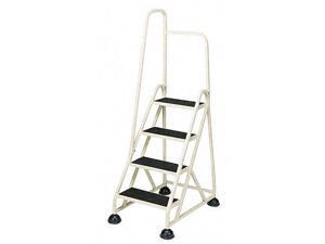 Cramer 1041L19 Four-Step Stop-Step Aluminum Ladder with Handrail Cramer 1041L19 Four-Step Stop-Step Aluminum Ladder with Handrail