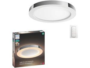 Philips Hue White Ambiance Adore Smart Flushmount Light + Dimmer Switch (Requires Hue Hub, Works with Amazon Alexa, HomeKit & Google Assistant) Philips Hue White Ambiance Adore Smart Flushmount Light + Dimmer Switch (Requires Hue Hub, Works with Amazon Alexa, HomeKit & Google Assistant)