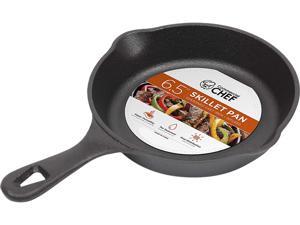 Commercial Chef 6.5 Inch Skillet, Black Commercial Chef 6.5 Inch Skillet, Black