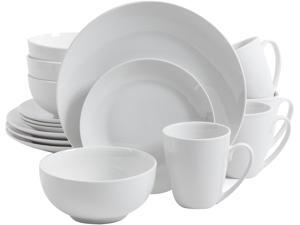 Gibson Ogalla 16 Piece Dinnerware Set in White Gibson Ogalla 16 Piece Dinnerware Set in White