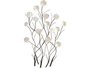 Cedar Crest 302537 White Metal Coastal Abstract Wall Decor Cedar Crest 302537 White Metal Coastal Abstract Wall Decor
