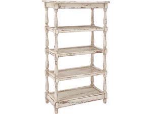 Cedar Crest 302568 White Wood Farmhouse Shelving Unit Cedar Crest 302568 White Wood Farmhouse Shelving Unit