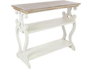 Cedar Crest 306750 White Farmhouse Wood Console Table Cedar Crest 306750 White Farmhouse Wood Console Table