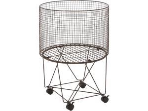 Cedar Crest 301564 Bronze Farmhouse Metal Storage Cart Cedar Crest 301564 Bronze Farmhouse Metal Storage Cart