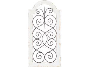 Cedar Crest 301900 White Vintage Ornamental Wood Wall Decor Cedar Crest 301900 White Vintage Ornamental Wood Wall Decor