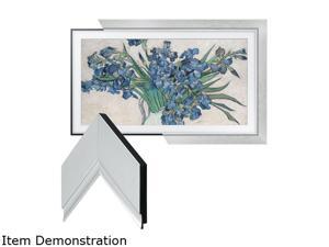 Frame My TV Contemporary Silver Frame for 65" Samsung "The Frame" TV Frame My TV Contemporary Silver Frame for 65" Samsung "The Frame" TV