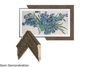 Frame My TV Tuscan Antique Gold Frame for 43" Samsung "The Frame" TV Frame My TV Tuscan Antique Gold Frame for 43" Samsung "The Frame" TV