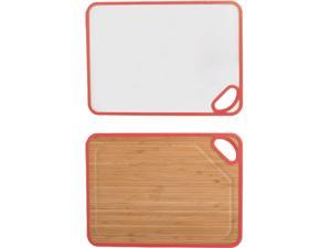 Cuisinart 13.4 x 9.8 in. (34 x 25 cm) Bamboo and Poly Cutting Board