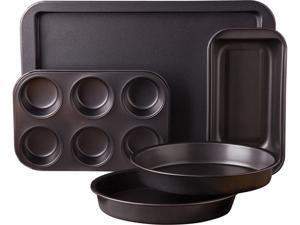 Sunbeam 76893.05 Kitchen Bake 5-Piece Bakeware Set, Carbon Steel Sunbeam 76893.05 Kitchen Bake 5-Piece Bakeware Set, Carbon Steel