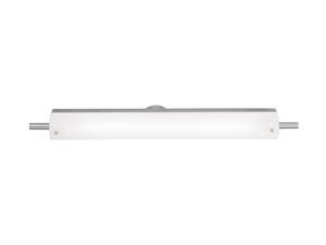 Access Lighting Vail Vanity & Wall Fixture - 1 Light Brushed Steel Finish w/ Opal Glass Brushed Steel Bathroom Lighting Access Lighting Vail Vanity & Wall Fixture - 1 Light Brushed Steel Finish w/ Opal Glass Brushed Steel Bathroom Lighting