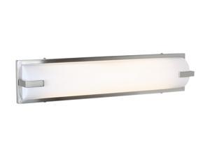 Access Lighting 31032-BS-ACR Sequoia 2 Light Brushed Steel Vanity Wall Light in Acrylic
