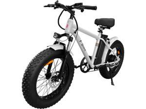 Daymak Coyote Fat Tire Electric Bicycle - White