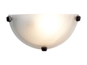 Access Lighting Mona Wall Sconce - 1 Light Oil Rubbed Bronze Finish w/ Alabaster Glass Access Lighting Mona Wall Sconce - 1 Light Oil Rubbed Bronze Finish w/ Alabaster Glass