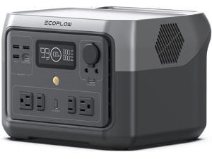 EF ECOFLOW Portable Power Station RIVER 2 Max, 512Wh LiFePO4 Battery/ 1 Hour Fast Charging, Up To 1000W Output Solar Generator (Solar Panel Optional) for Outdoor Camping/RVs/Home Use