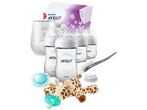 Philips Avent Natural All in One Gift Set with Snuggle Giraffe, SCD205/08