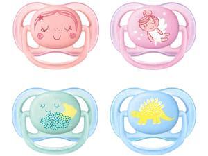 Philips Avent Ultra Air Pacifier, 0-6 Months, Various Contemporary Decos, 2-pack, SCF344/21 Philips Avent Ultra Air Pacifier, 0-6 Months, Various Contemporary Decos, 2-pack, SCF344/21
