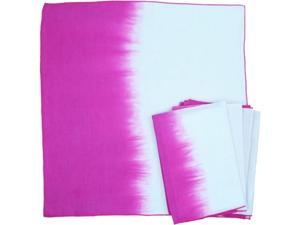 CALYZ Textiles GGPCAL0052 Pink Ombre Napkins - Set Of 4 CALYZ Textiles GGPCAL0052 Pink Ombre Napkins - Set Of 4