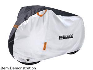 VANGOGO Bike Cover - Heavy Duty Ripstop Material Outdoor Bicycle Storage, Waterproof & Anti-UV Protection Covers from All Weather Conditions for Mountain & Road Bikes VANGOGO Bike Cover - Heavy Duty Ripstop Material Outdoor Bicycle Storage, Waterproof & Anti-UV Protection Covers from All Weather Conditions for Mountain & Road Bikes