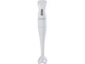 Continental Electric Immersion Hand Blender with Stainless Steel Blade, White CE22841 Continental Electric Immersion Hand Blender with Stainless Steel Blade, White CE22841