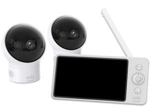 eufy Security, Video Baby Monitor with Camera and Audio, 2-Cam Kit, 720p HD, Ideal for New Moms, 5" Display, 110° Wide-Angle Lens, Night Vision eufy Security, Video Baby Monitor with Camera and Audio, 2-Cam Kit, 720p HD, Ideal for New Moms, 5" Display, 110° Wide-Angle Lens, Night Vision