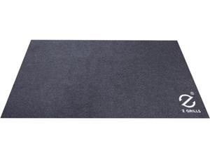 Z GRILLS BBQ Grill Pad Mat Floor Protective Deck Rug Outdoor Splatter Black 48X36" Z GRILLS BBQ Grill Pad Mat Floor Protective Deck Rug Outdoor Splatter Black 48X36"