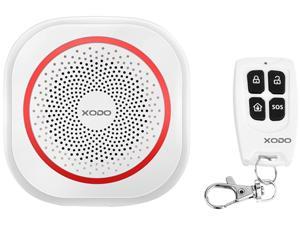 XODO SA2 WiFi Wireless Smart Home Security Alarm System Strobe LED Flashing - DIY Easy Installation - 90 DB - Smart Phone Compatible